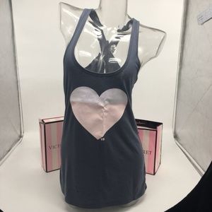 Victoria's Secret Graphic Heart Tank Top